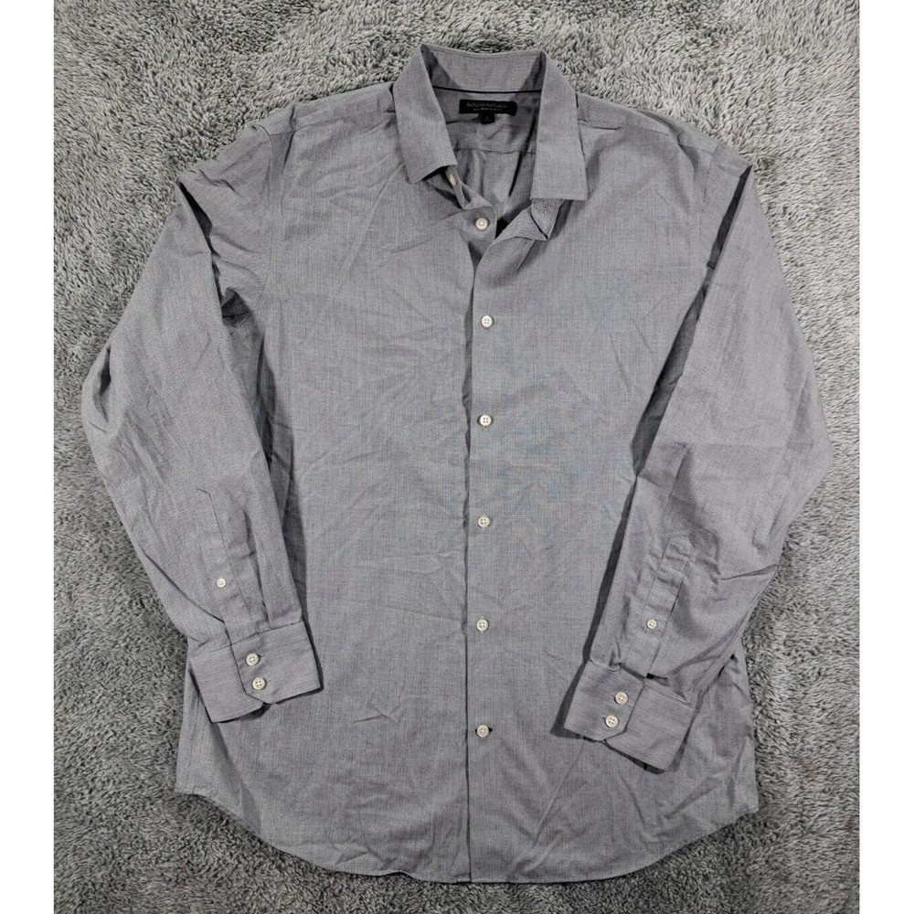 Banana Republic Shirt Mens Sz Large Dress Button Up Down Long Sleeve Casual Slim - Picture 2 of 9